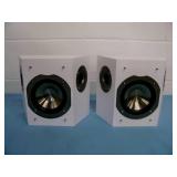 (2) Phase Technologies V-Surround-II 2-Way Switchable Bipole/Dipole Surround Speakers - White - NEW IN BOX