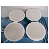 (4) JBL Control 16C/T 2-Way 6.5" Coaxial Ceiling Loudspeakers / Speakers with Tile Rails and C-Rings