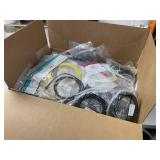 LARGE Lot of NEW Network / CAT5 & CAT6 Pro Cables with RJ45 Connectors - Various Lengths & Colors - 14 lbs
