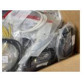 LARGE Lot of NEW Network / CAT5 & CAT6 Pro Cables with RJ45 Connectors - Various Lengths & Colors - 14 lbs