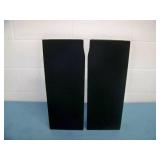 (2) Leon HI400 Horizon-Series Audiophile-Grade Monitor Loudspeakers / Pro Audio Speakers with Black Speaker Grilles