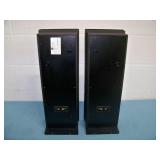 (2) Leon HI400 Horizon-Series Audiophile-Grade Monitor Loudspeakers / Pro Audio Speakers with Black Speaker Grilles