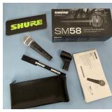 Shure SM58 Iconic Industry-Standard Professional Cardioid Dynamic Audio Vocal Microphone