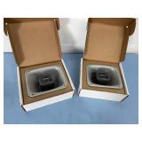 (2) Valcom FlexHorn Clarity S-604 Compact 70-Volt 4-Watt Paging Horn Loudspeakers