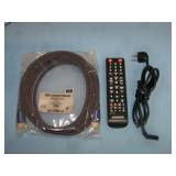 65" Samsung QB65R HDR 4K UHD (Ultra-High Def) Commercial Smart LED Display with Remote Control and HDMI Cable