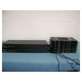 (2) Crestron CP3 3-Series Control Systems and (5) DM-TX-4KZ-202-C-M DM Transmitters - includes Power Supplies