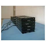 (2) Crestron CP3 3-Series Control Systems and (5) DM-TX-4KZ-202-C-M DM Transmitters - includes Power Supplies