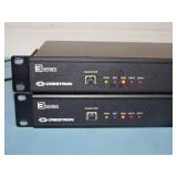 (2) Crestron CP3 3-Series Control Systems and (5) DM-TX-4KZ-202-C-M DM Transmitters - includes Power Supplies