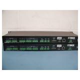 (2) Crestron CP3 3-Series Control Systems and (5) DM-TX-4KZ-202-C-M DM Transmitters - includes Power Supplies