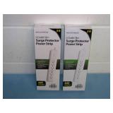 (2) Monoprice 6-Outlet Slim Surge Protector Power Strips - NEW IN BOX
