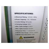 (2) Monoprice 6-Outlet Slim Surge Protector Power Strips - NEW IN BOX