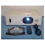 Hitachi CP-WU5505 WUXGA 5000-Lumen HD Home Theater LCD Projector / Projection System with Remote Control and HDMI Cable