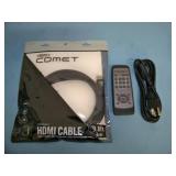 Hitachi CP-WU5505 WUXGA 5000-Lumen HD Home Theater LCD Projector / Projection System with Remote Control and HDMI Cable