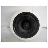(4) Phase Technologies CI-6.0 IX QM Round Flush Mount In-Ceiling Speakers / Loudspeakers with Grilles and Mounting Rings - NEW IN BOX