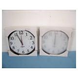 (2) PRIMEX 12" Wireless XR-Series Automatic Analog Time Clocks - NEW