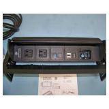 (2) Extron Cable Cubbie-Type and Netbox Axial AV Audio & Video Cable Access Cover Hidden Cable Systems