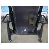 Chief XPA1UB Extra-Large Manual Height Adjustable Mobile Rolling AV Cart for Flat Panel Displays / Monitors up to 100"