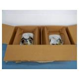 (4) Atlas Sound / AtlasIED UHT-70-C Speakers 8" Fire Signaling In-Ceiling Audio Speakers with 70V Transformer - NEW IN BOX