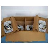 (4) Atlas Sound / AtlasIED UHT-70-C Speakers 8" Fire Signaling In-Ceiling Audio Speakers with 70V Transformer - NEW IN BOX