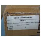 (4) Audio Enhancement CS-12 Advanced Round White 50-Watt Pro Audio Ceiling Speakers - NEW IN BOX