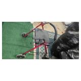 Heavy-duty Wheel Walker ( Used) . Dimension is 22"W