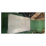 Industrial Aluminum Cart (USED, but Good): Dimension: 48"L x 28"W x 37"H