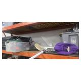 All contents on the middle Pallet Racks which includes 20 pieces of Picture Frames and assorted contents)