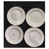 Spode Wildlife Transferware Dinnerware Set - Brown Floral Border with Birds & Animals