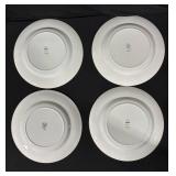 Spode Wildlife Transferware Dinnerware Set - Brown Floral Border with Birds & Animals