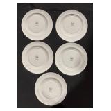 Spode Wildlife Transferware Dinnerware Set - Brown Floral Border with Birds & Animals