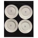 Spode Wildlife Transferware Dinnerware Set - Brown Floral Border with Birds & Animals