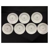 Spode Wildlife Transferware Dinnerware Set - Brown Floral Border with Birds & Animals