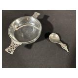 Silverplate Tableware Set - 6-Piece Creamers, Pitchers, Lidded Sugar Bowl, Serving Bowl & Spoon
