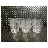 Colorful Plastic Dinnerware Set - Square Bowls, Turquoise Rounds & Rainbow Tumblers