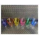 Colorful Plastic Dinnerware Set - Square Bowls, Turquoise Rounds & Rainbow Tumblers