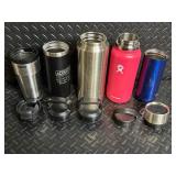 Assorted Insulated Water Bottles - COPCO, YETI (2), Hydro Flask, Contigo