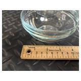 Bubble Pattern Glassware Set - Tall Tumbler Glasses & Nesting Bowls, Clear Glass