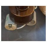 Copper Mesh Drum Pendant Light - 60W Max, Made in China