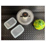 Joseph Joseph Flower Steamer Basket & Glass Storage Containers (Lot of 4)