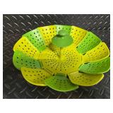 Joseph Joseph Flower Steamer Basket & Glass Storage Containers (Lot of 4)