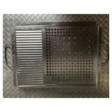 Stainless Steel Stock Pot Set with Lid, Griddle Pan & Perforated Trays