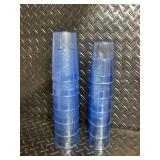 Wooden Knife Block Set with Knives, Scissors, Skewers, Forks & Cups