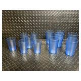 Wooden Knife Block Set with Knives, Scissors, Skewers, Forks & Cups