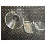 FORESIDE Pear-Design Plate & Glassware Set with Egg Tray & Butter Dish