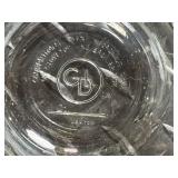 FORESIDE Pear-Design Plate & Glassware Set with Egg Tray & Butter Dish