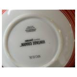 Vintage Charm Sailboat Border Dinnerware Set - Oval Plate & 2 Bowls