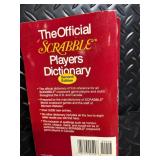 Scrabble Vintage Crossword Game Set with The Official Dictionary & Framed Poster