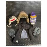 Winter Accessories Lot: Delux Nepal Wool Hats & Viking Beanie & Hestra Gloves