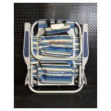 Tommy Bahama Folding Beach Chair - Relax in Style (Blue Stripes)