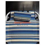 Tommy Bahama Folding Beach Chair - Relax in Style (Blue Stripes)
